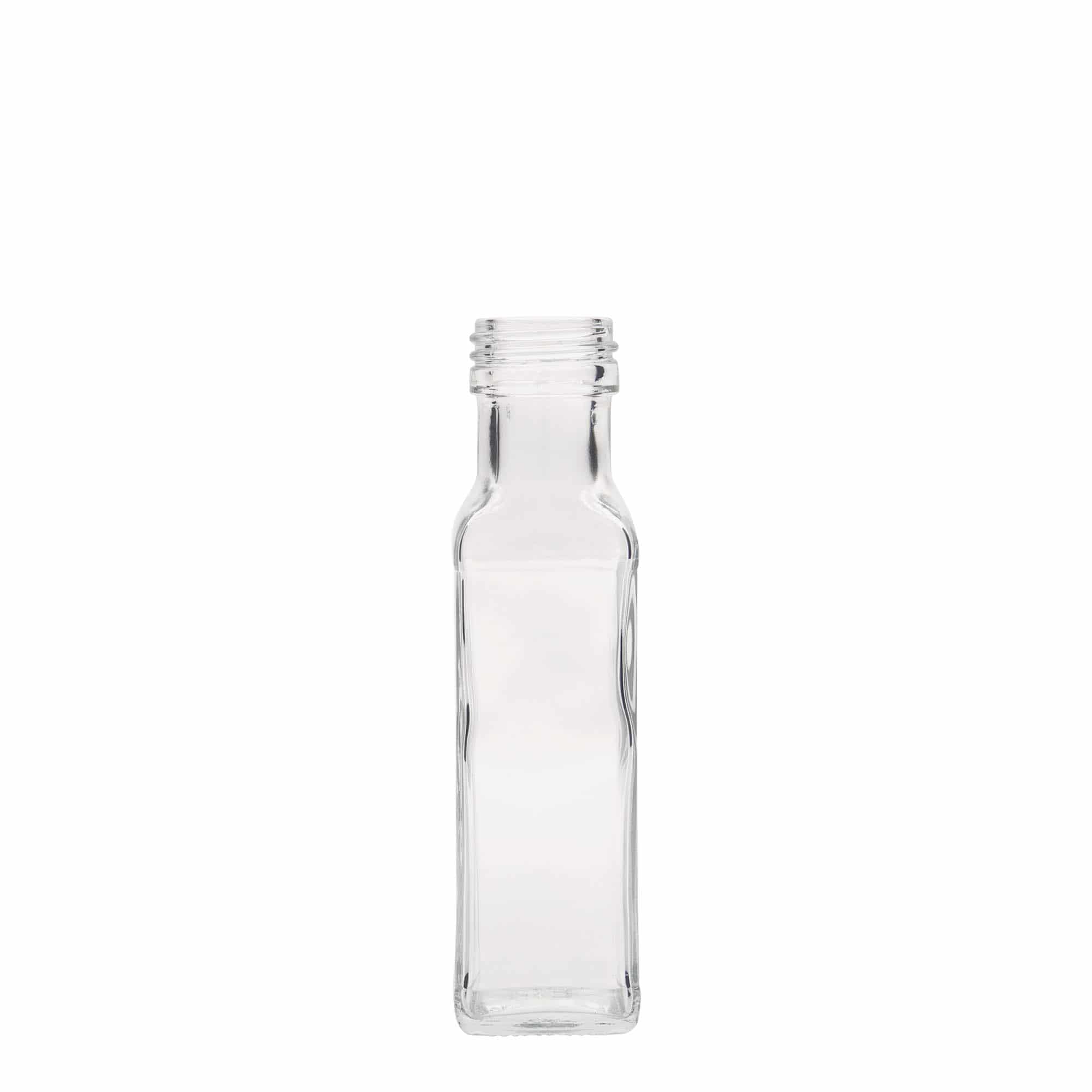 100 ml glass bottle 'Marasca', square, closure: PP 31.5