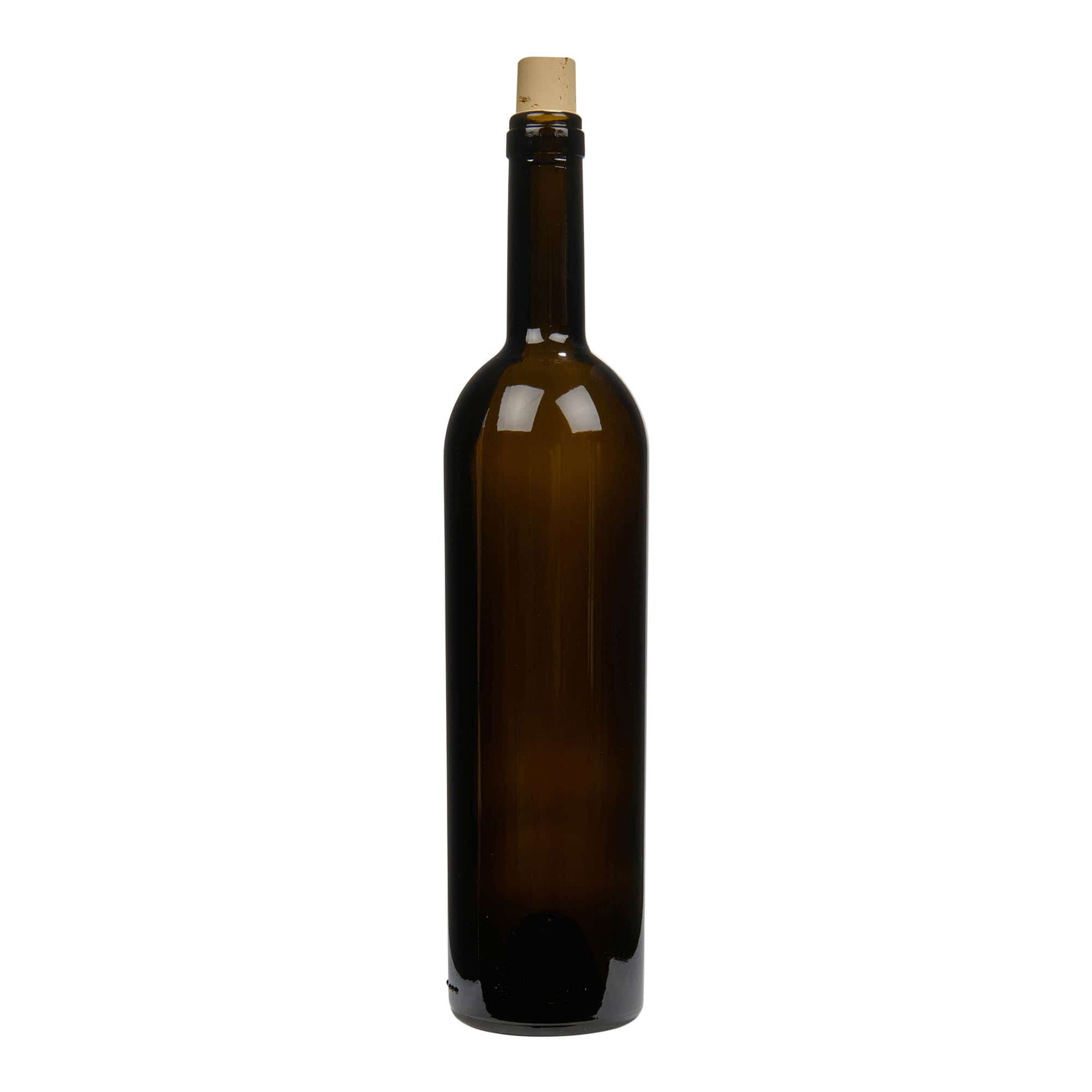 750 ml wine bottle 'Liberty', antique green, closure: cork