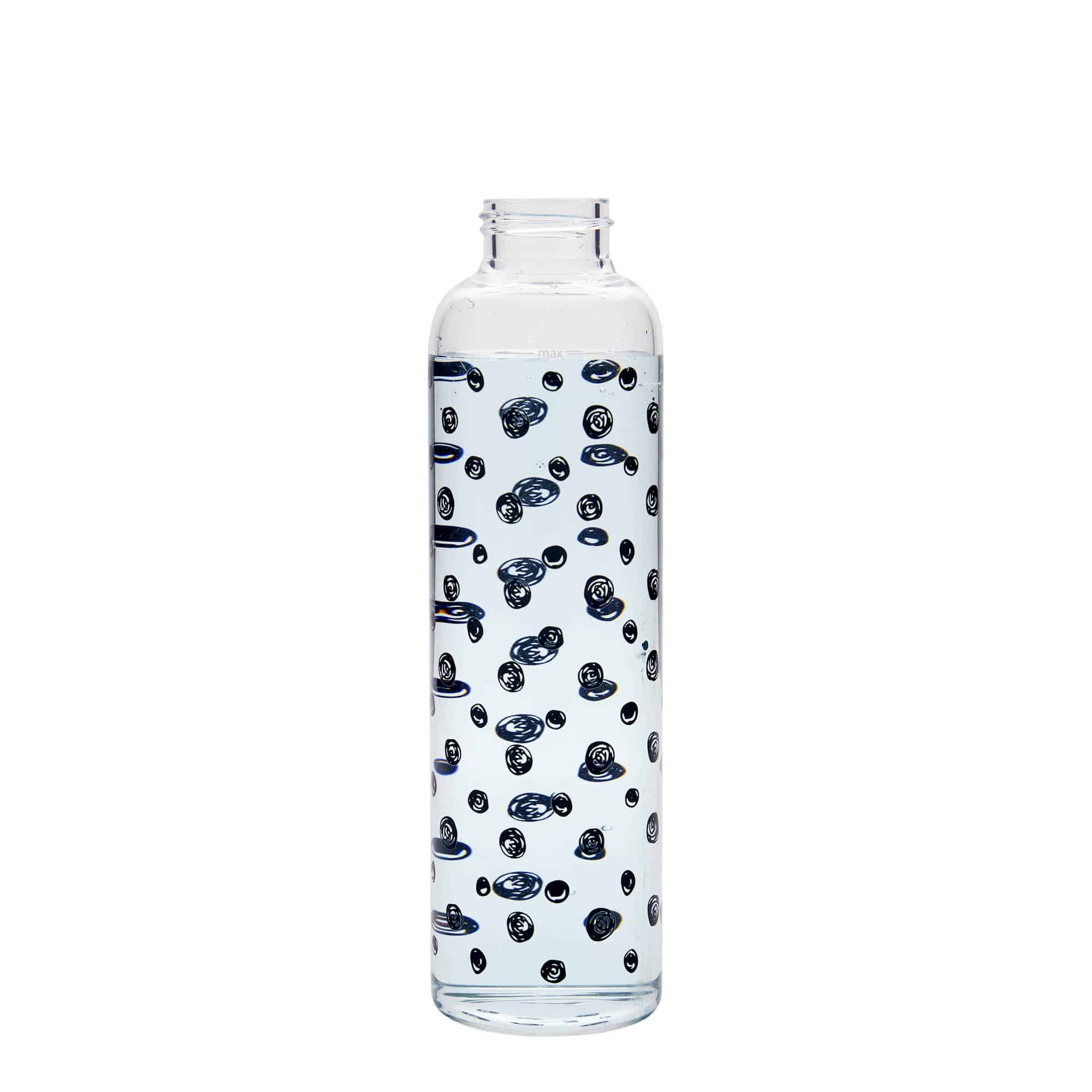 500 ml water bottle 'Perseus', print: black dots, closure: screw cap