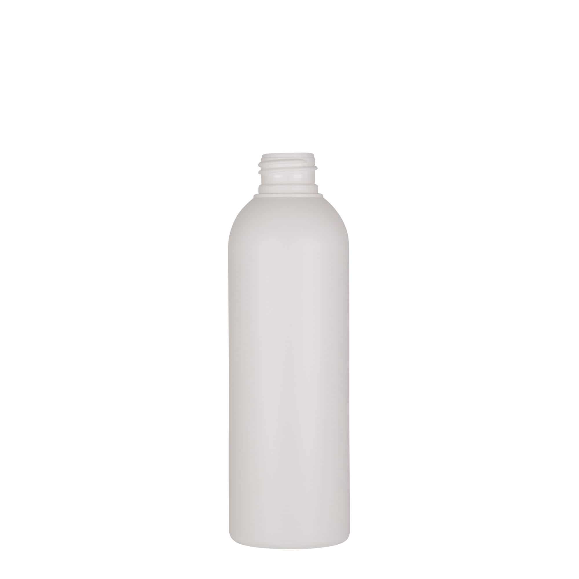 200 ml plastic bottle 'Tuffy', HDPE, white, closure: GPI 24/410