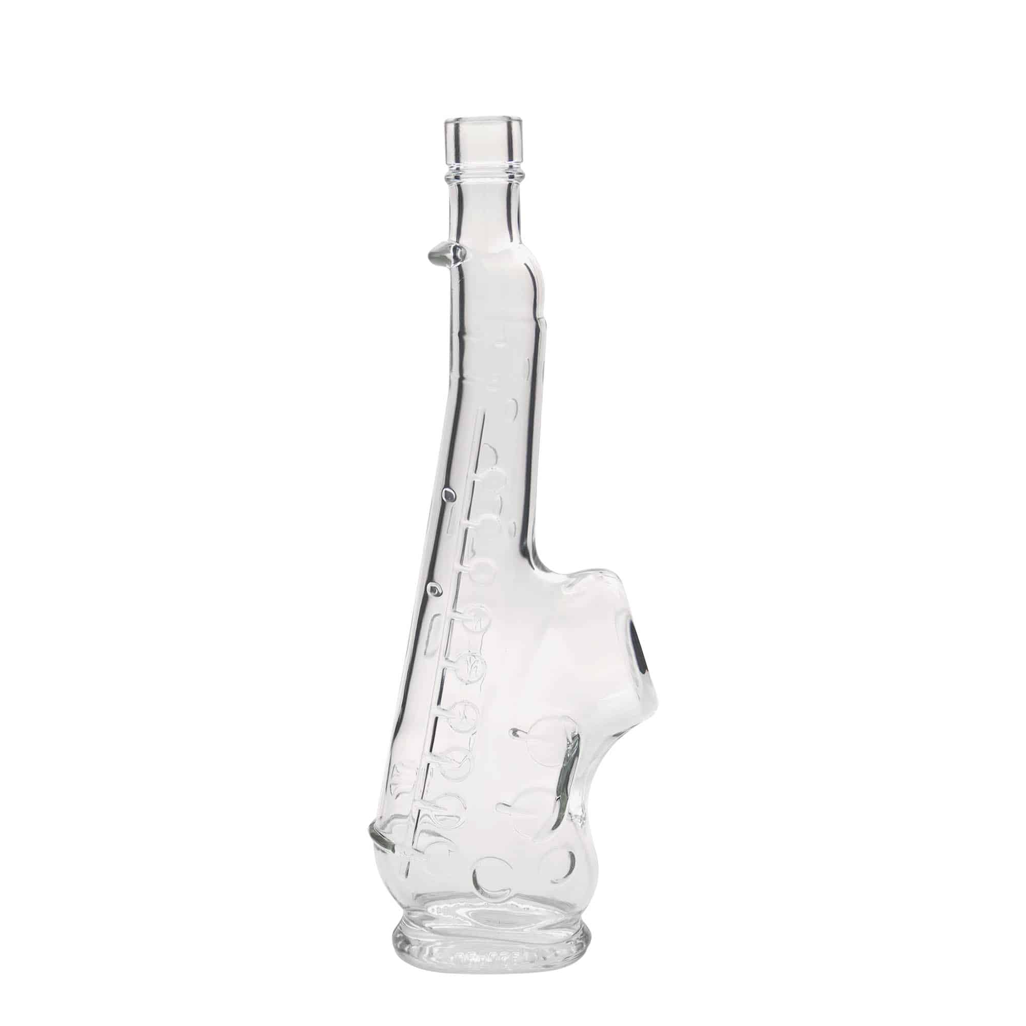 500 ml glass bottle 'Saxophone', closure: cork