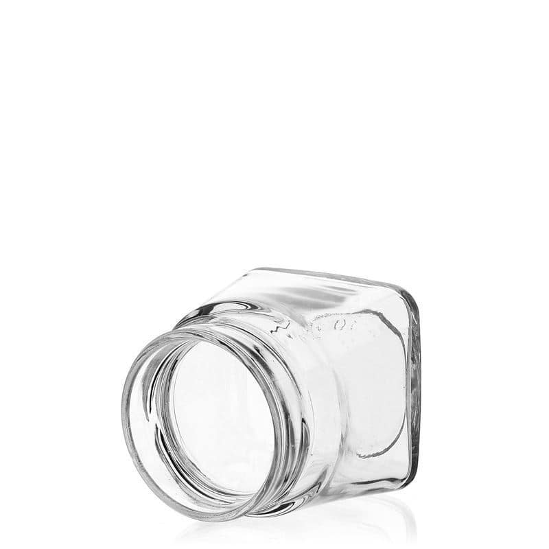 106 ml square jar 'Luxor', closure: deep twist off (DTO 58)