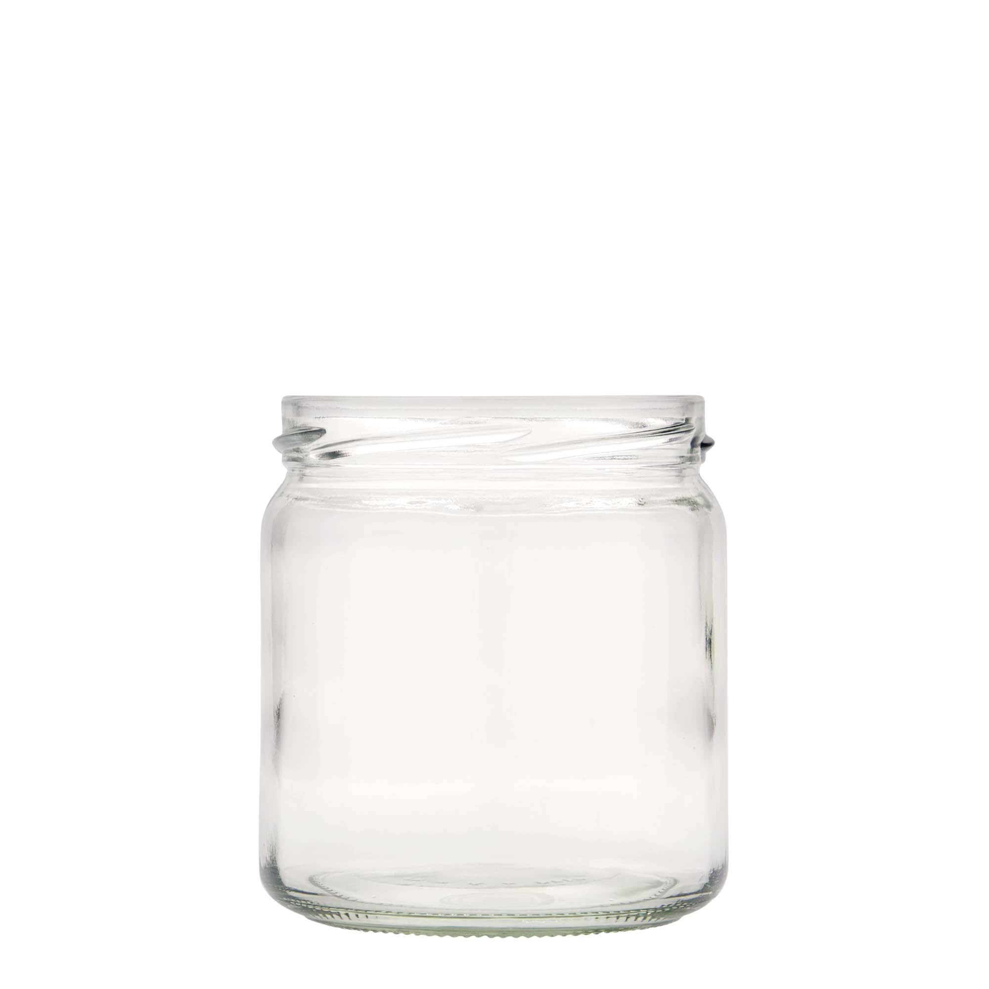 408 ml round jar, closure: twist off (TO 82)