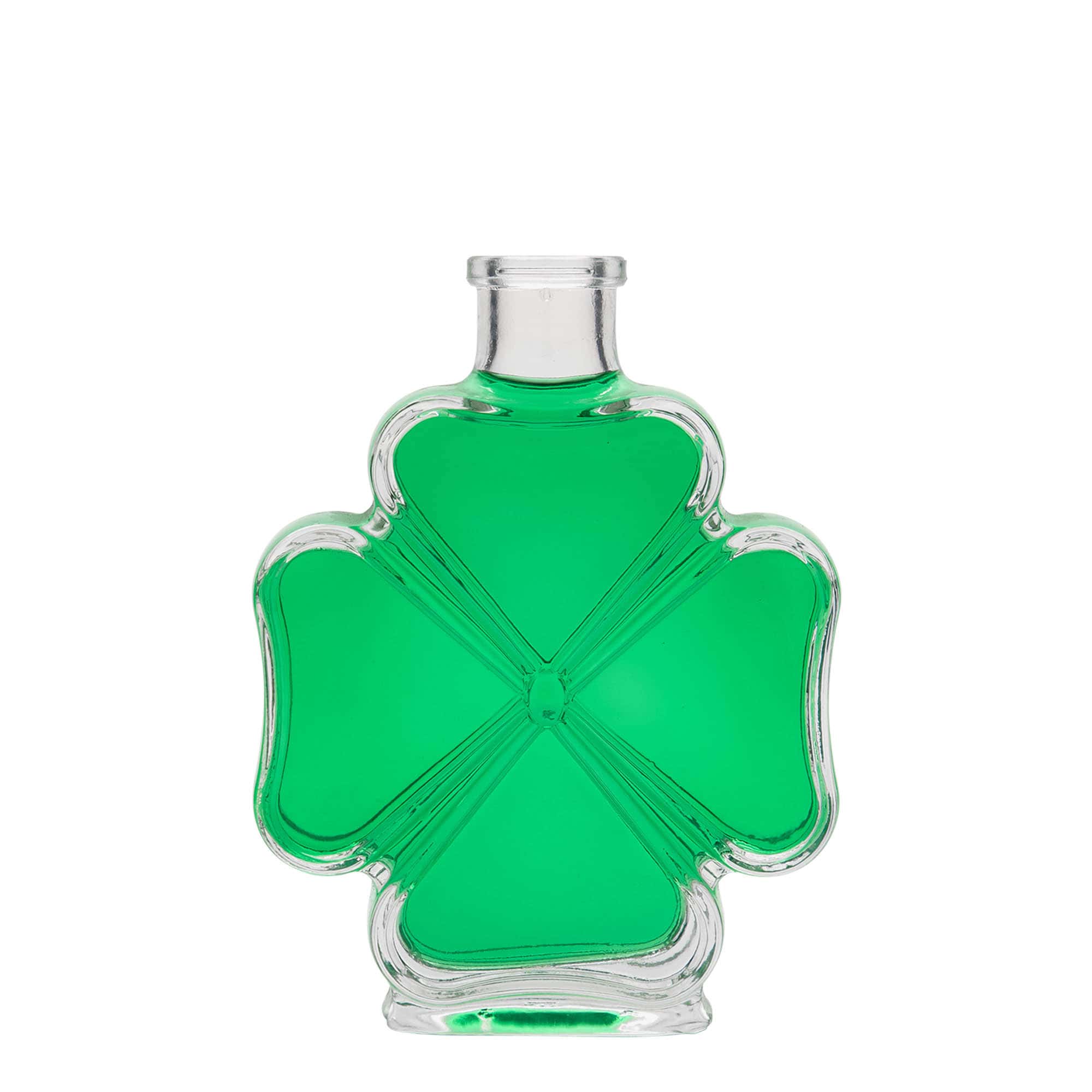 200 ml glass bottle 'Clover', closure: cork