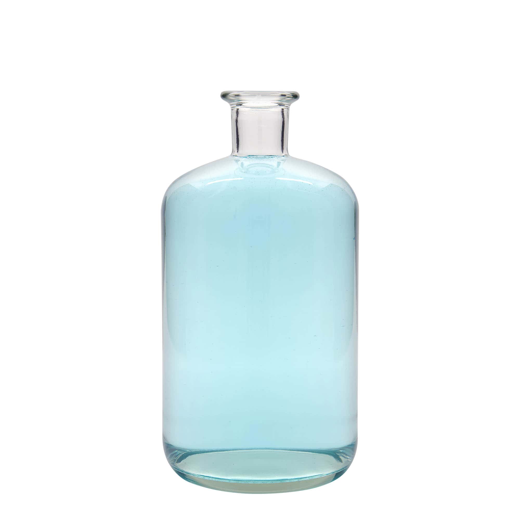 1,500 ml glass apothecary bottle, closure: cork