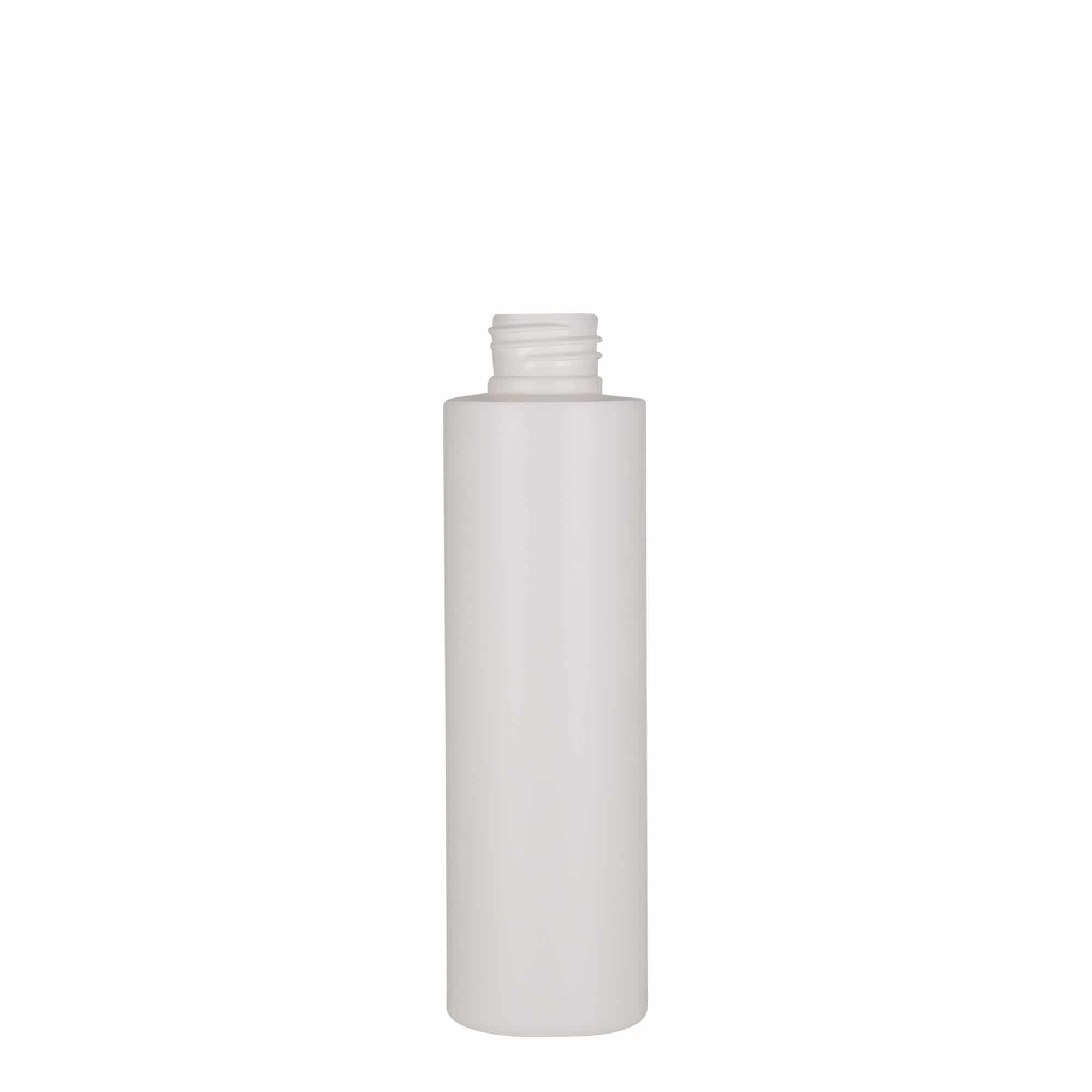 150 ml plastic bottle 'Pipe', HDPE, white, closure: GPI 24/410