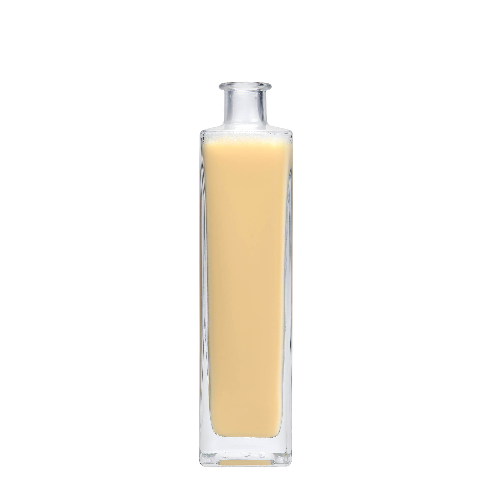 500 ml glass bottle 'Rafaello', square, closure: cork