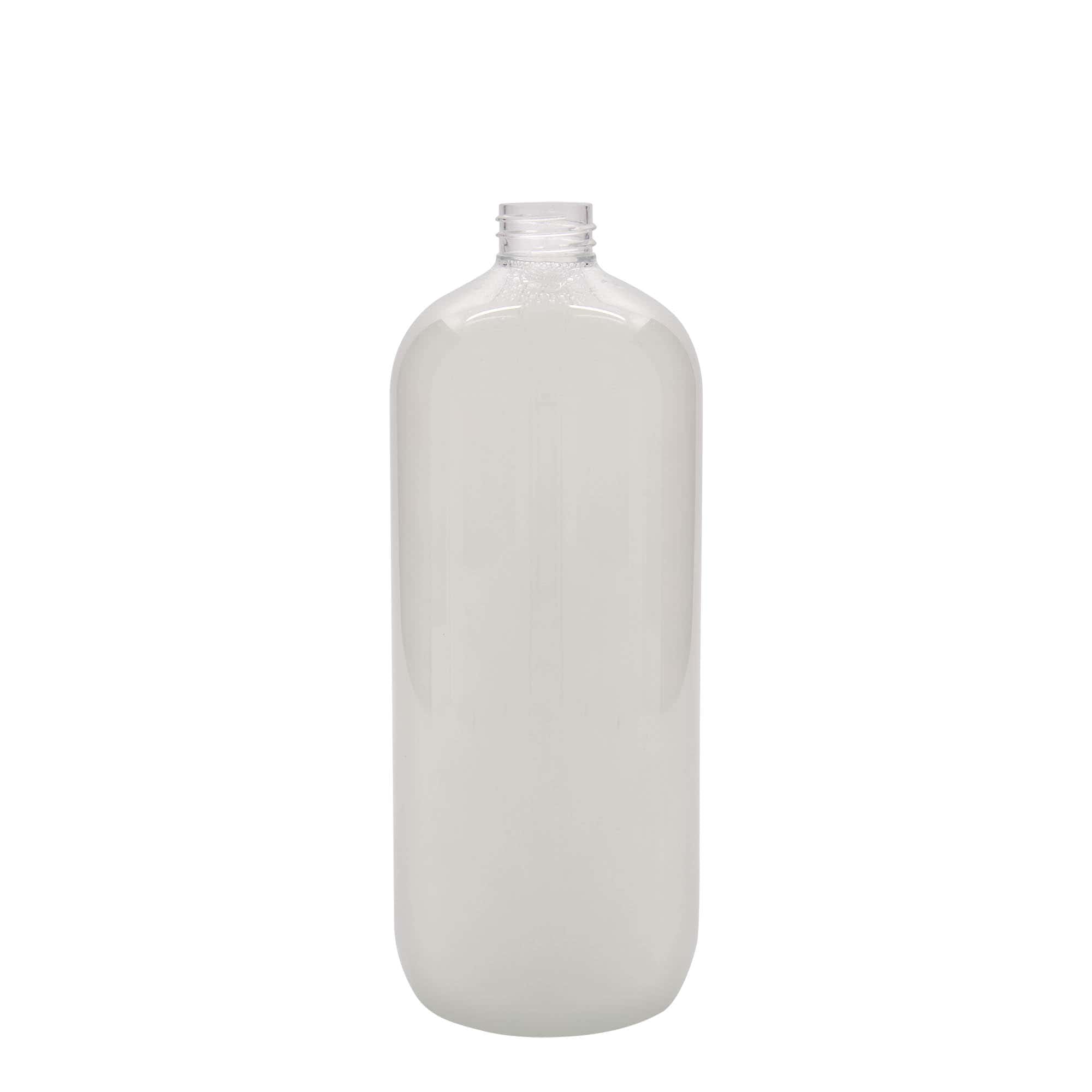 1,000 ml PET bottle 'Boston', plastic, closure: GPI 28/410