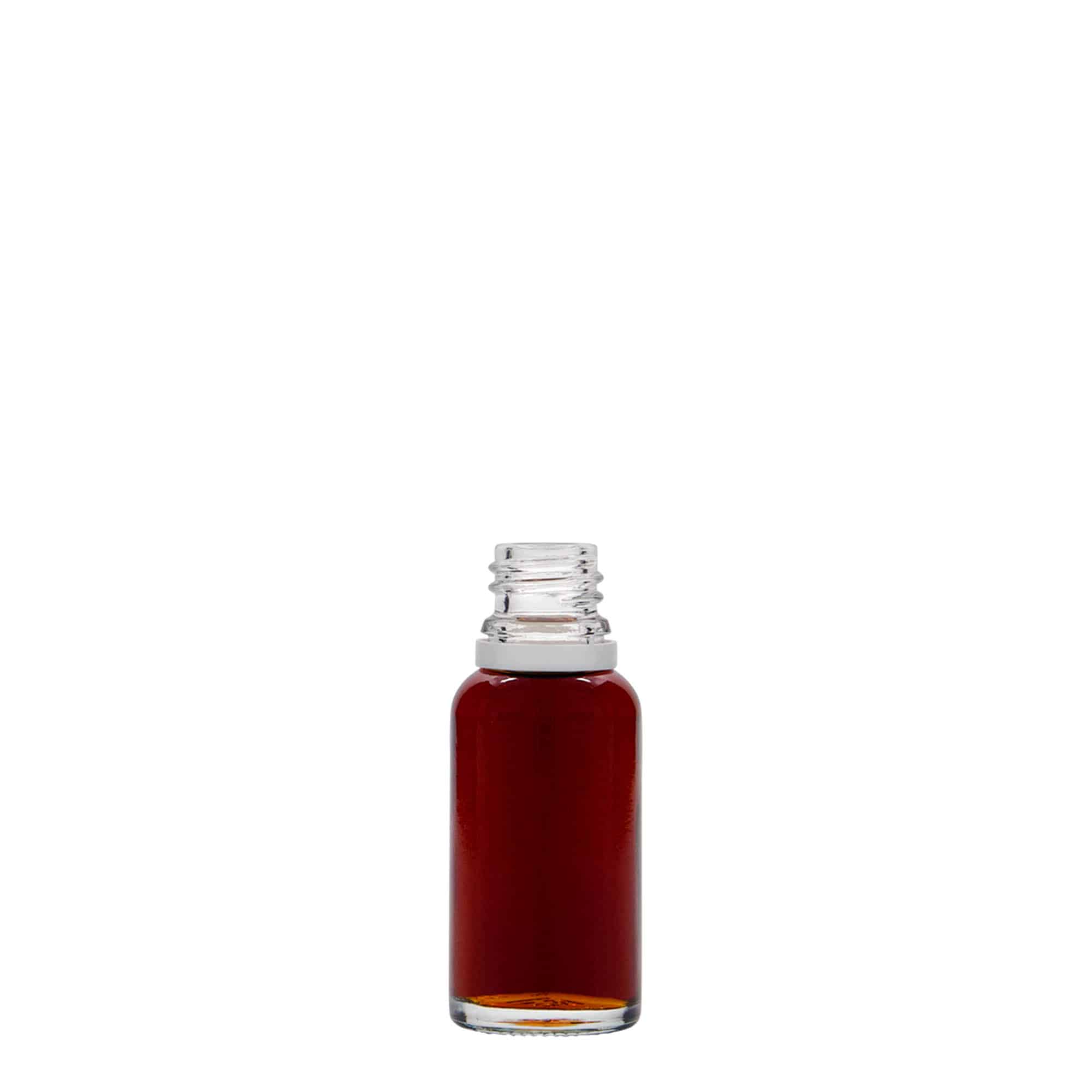 20 ml medicine bottle, glass, closure: DIN 18