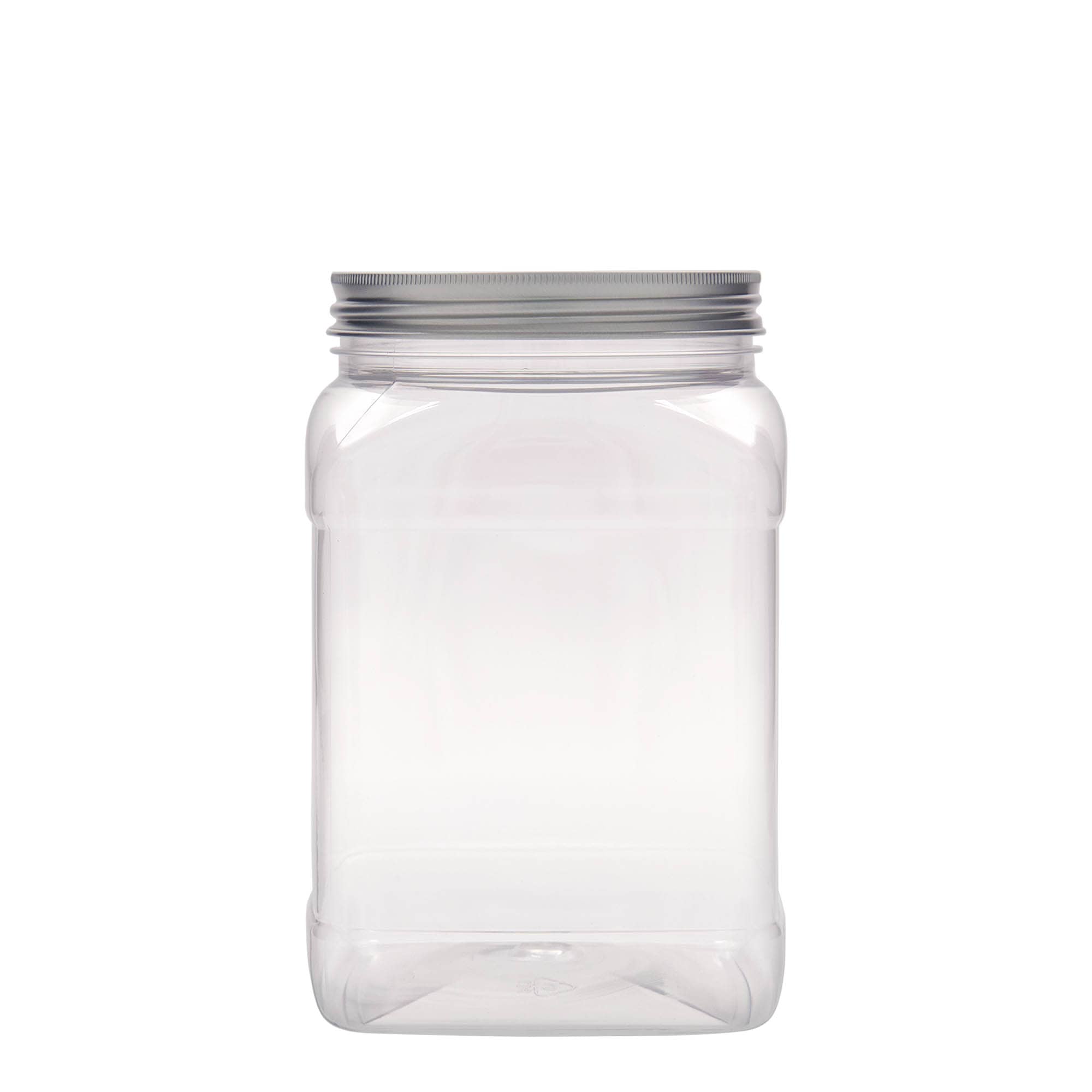 1,500 ml PET jar 'Dana', square, plastic, closure: 100/400