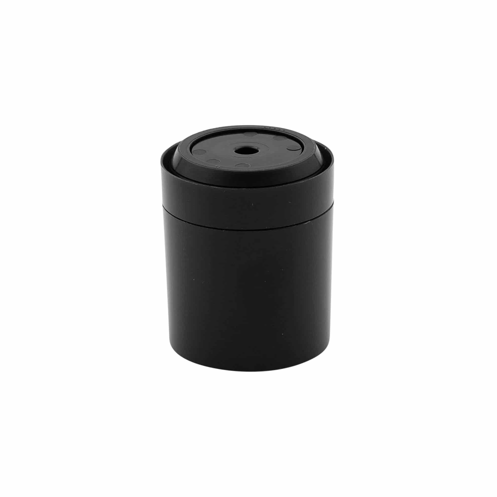 Airless dispenser pump head 'Micro', PP plastic, black