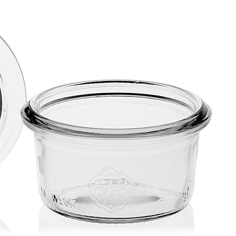 50 ml WECK cylindrical jar, closure: round rim