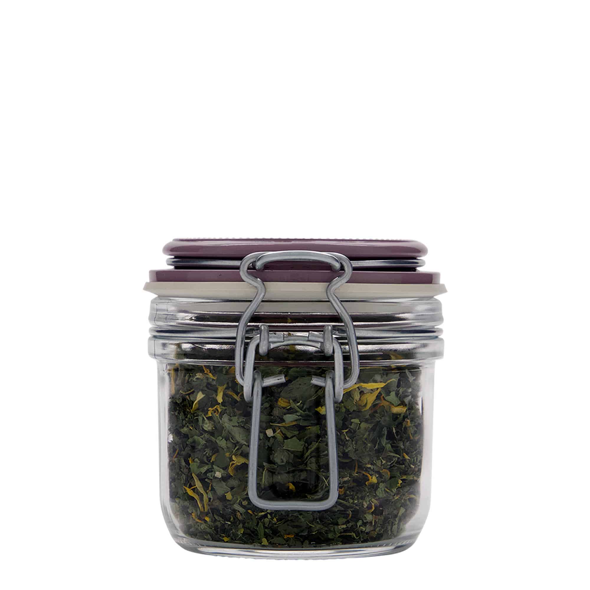 200 ml clip top jar 'Fido', violet, closure: clip top