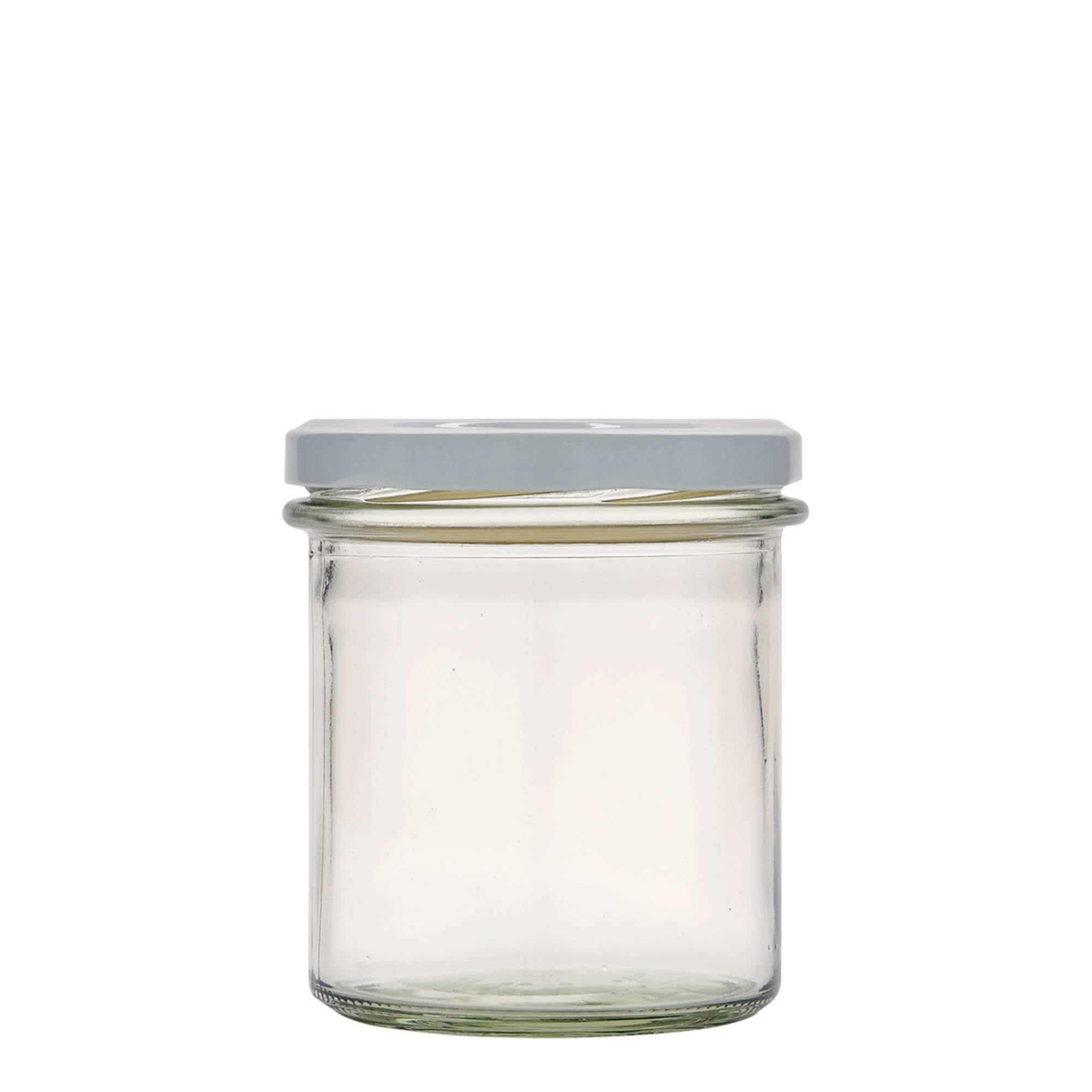 350 ml tall cylindrical jar, closure: twist off (TO 82)