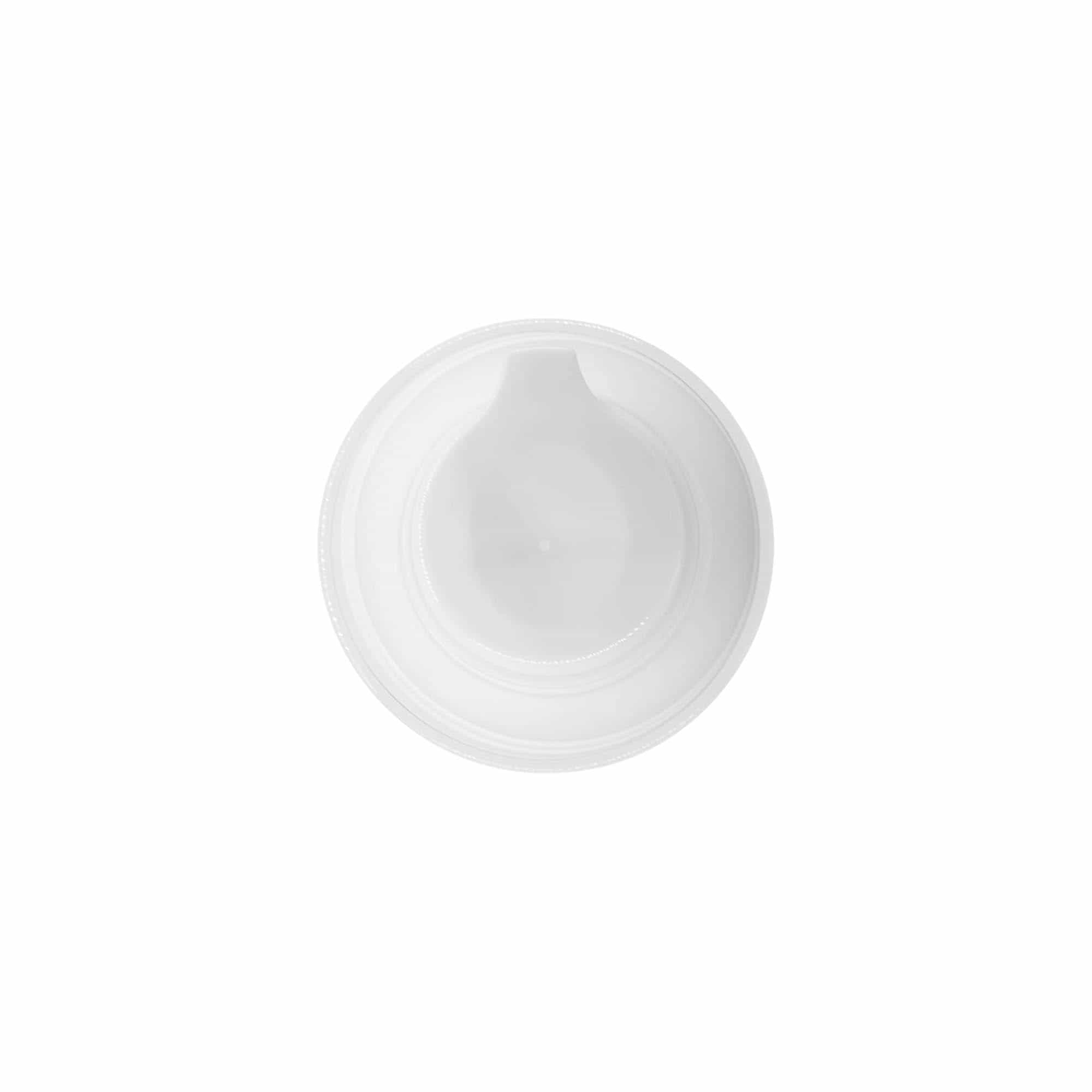 Airless dispenser pump head 'Mezzo', PP plastic, white