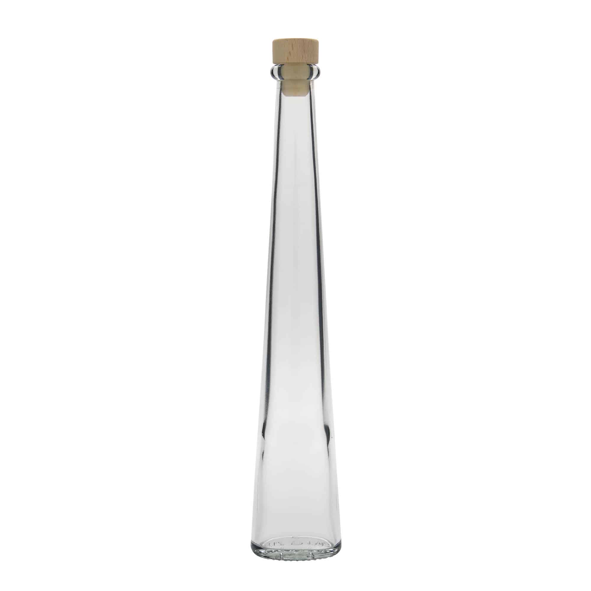 200 ml glass bottle 'Dama Ovale', oval, closure: cork