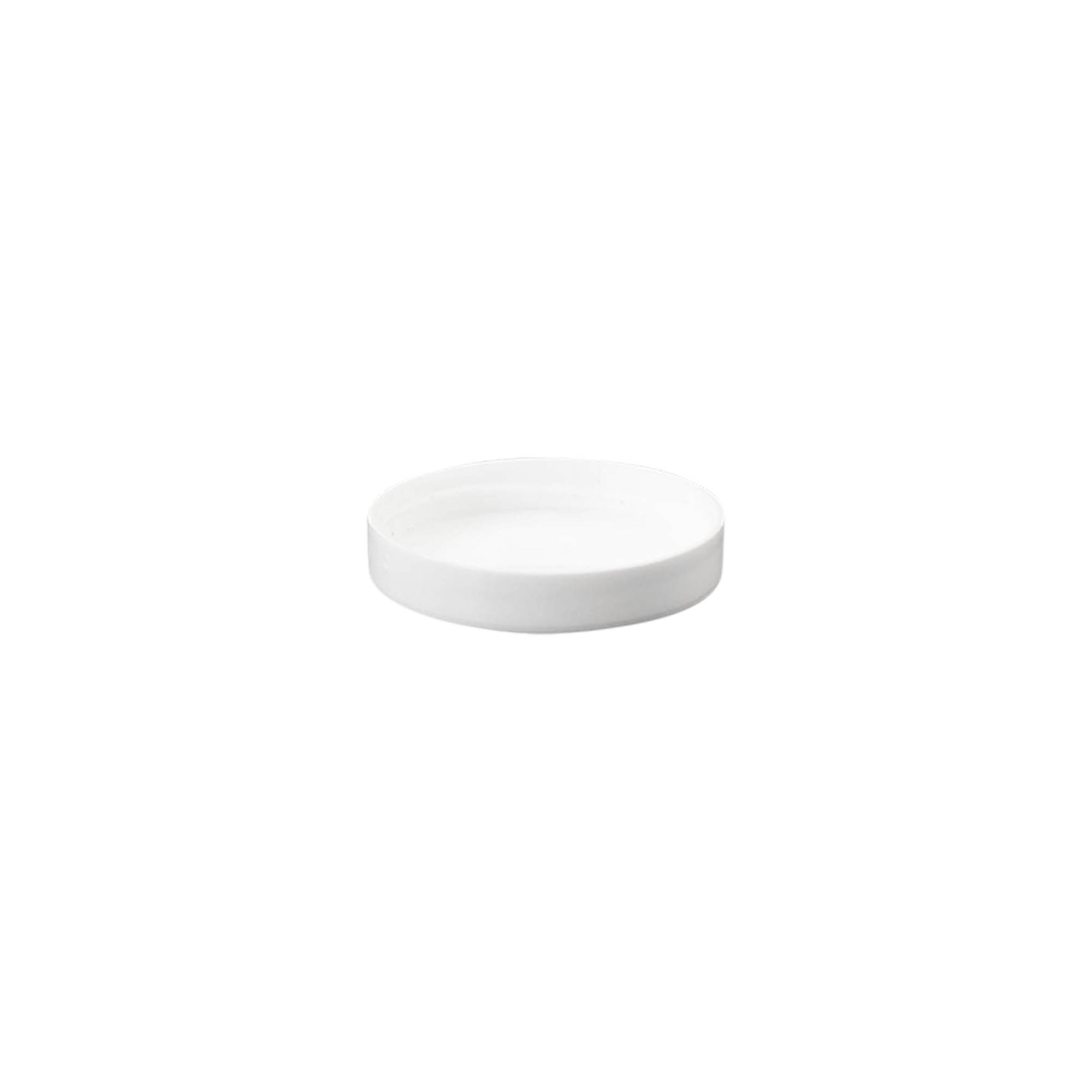 Screw cap 'White Line' for 6ml, PP plastic, white