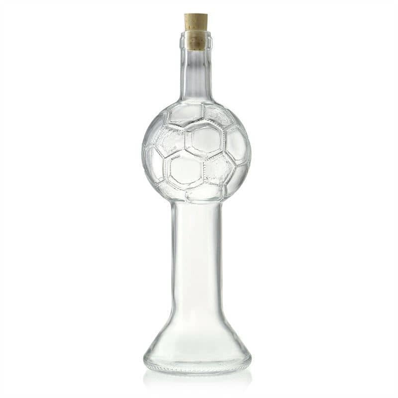 700 ml glass bottle 'Football Cup', closure: cork