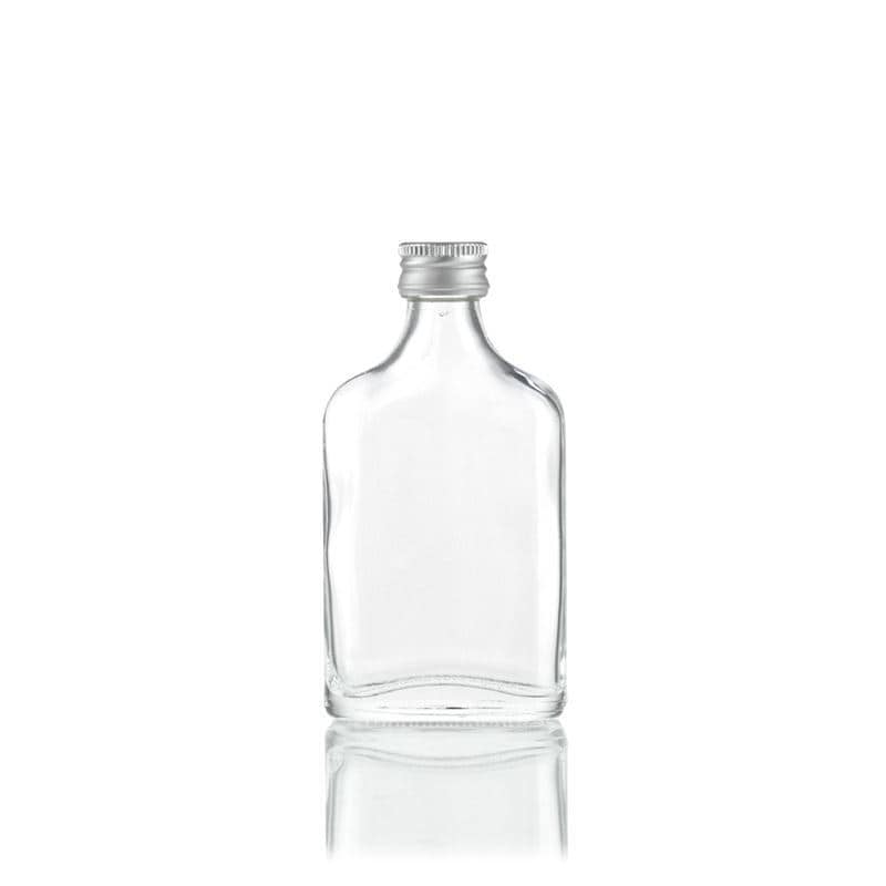 40 ml pocket flask bottle, rectangular, closure: PP 18