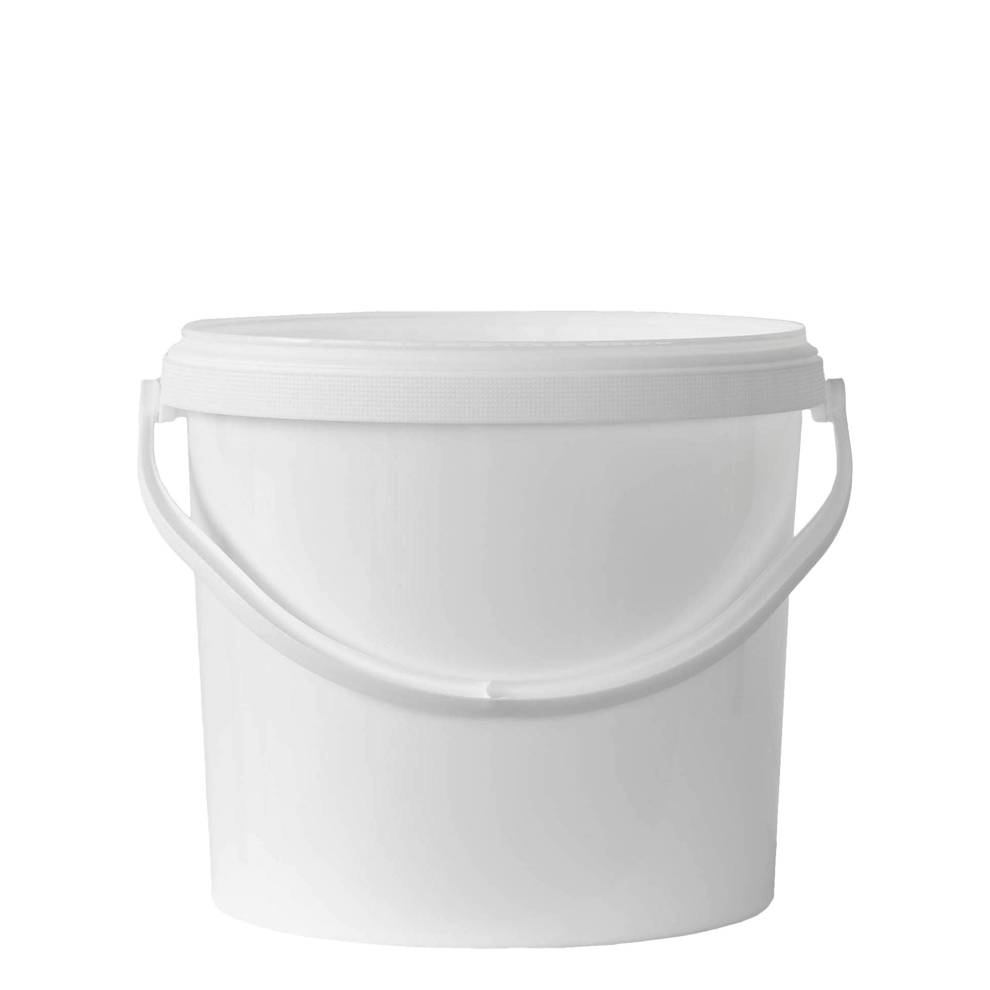 12.5 ml bucket, PP plastic, white