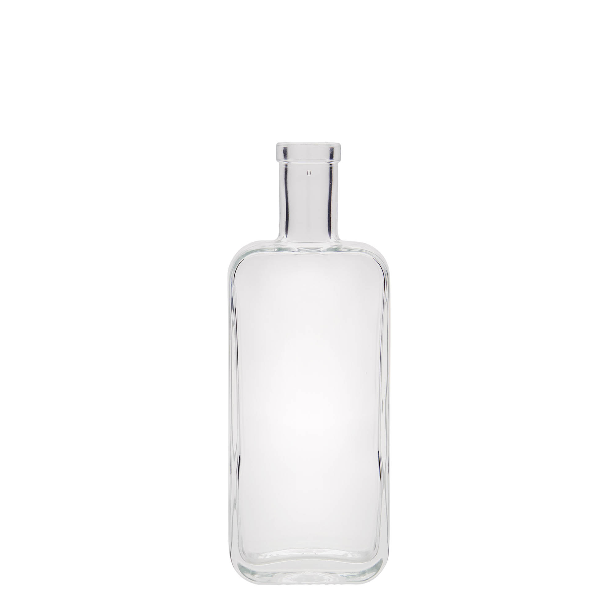 200 ml glass bottle 'Nice', rectangular, closure: cork