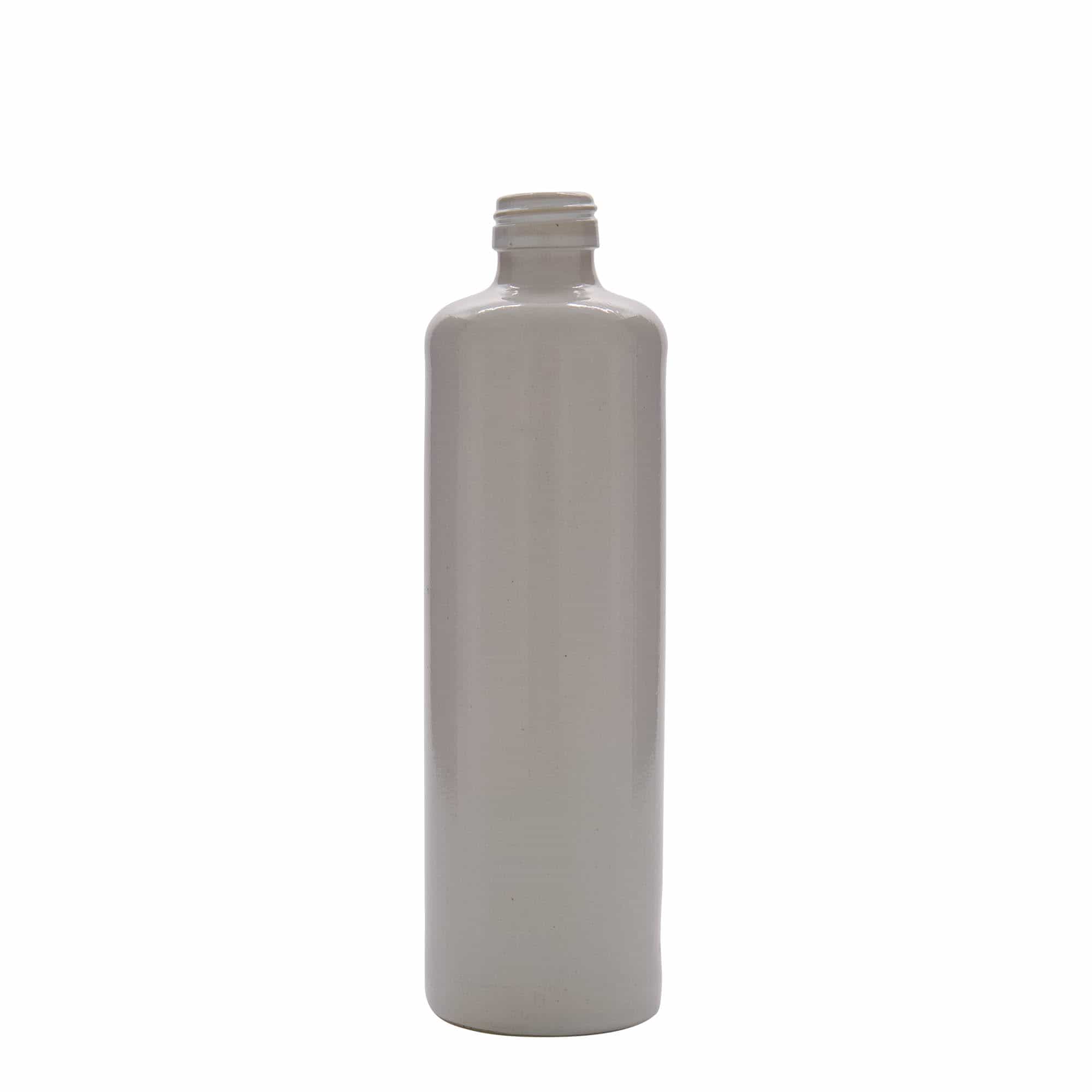 500 ml earthen jug, stoneware, white, closure: PP 31.5