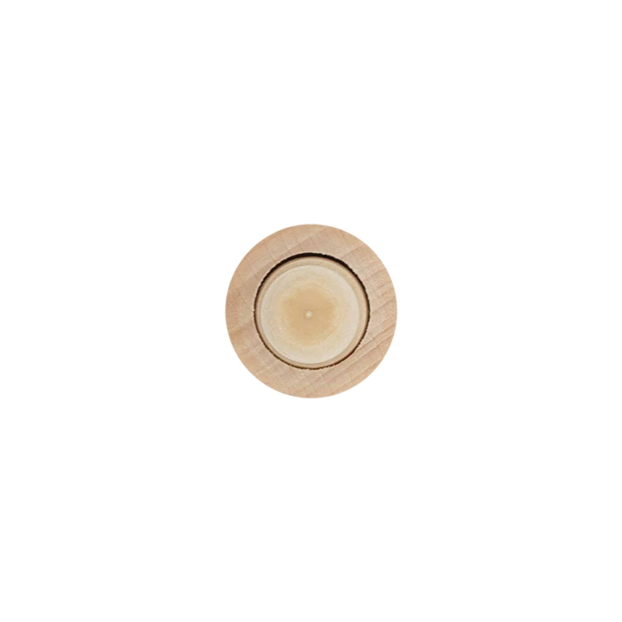 16 mm mushroom cork, plastic/wood, multicolour, for opening: cork