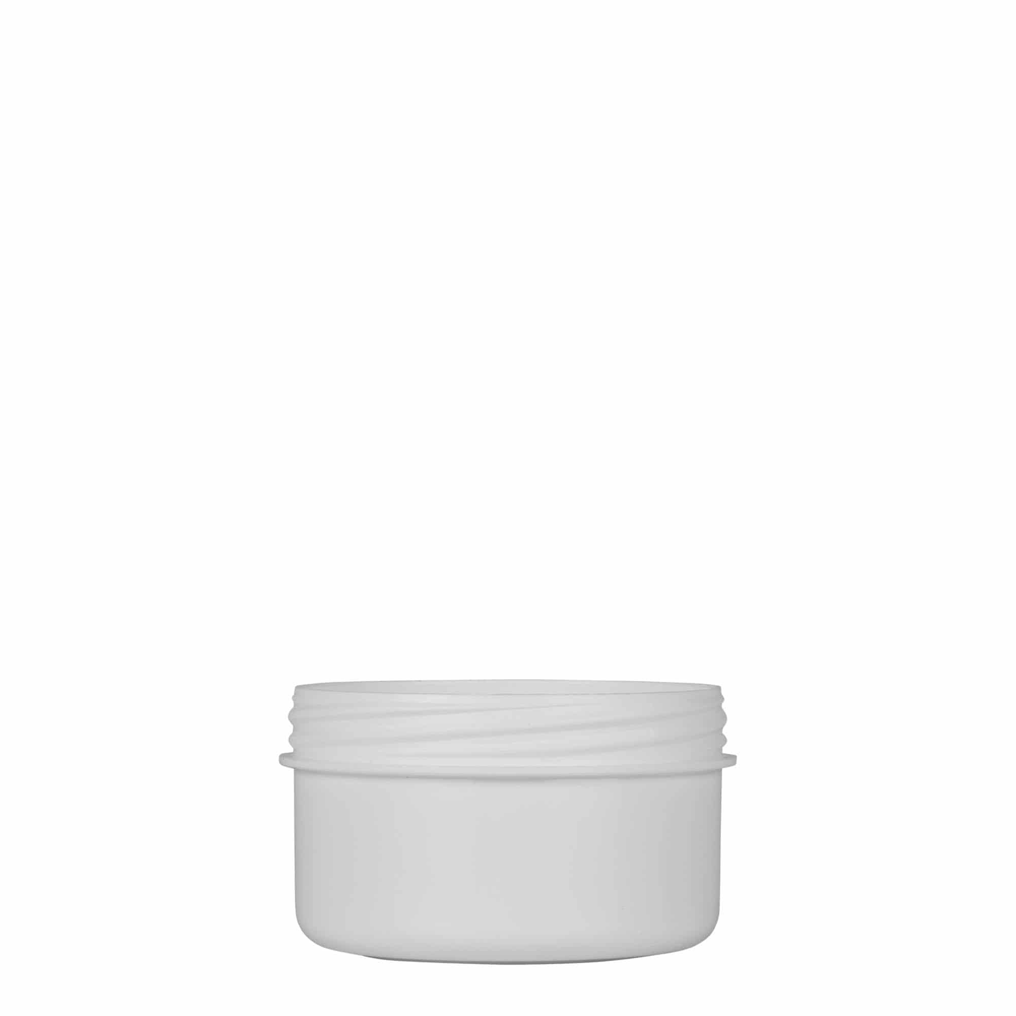 60 ml plastic jar 'White Line', PP, white, closure: screw cap