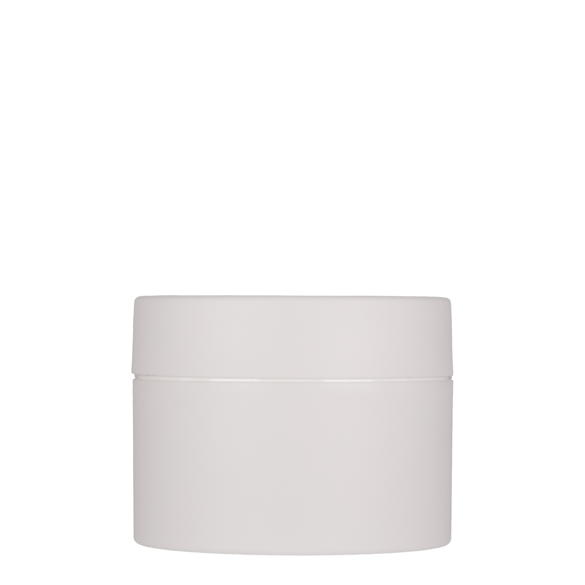 200 ml plastic jar 'Antonella', PP, white, closure: screw cap