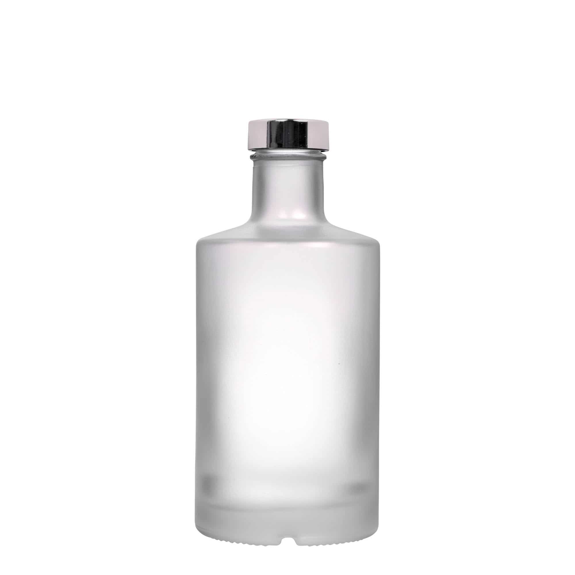 500 ml glass bottle 'Caroline', frosted, closure: GPI 33