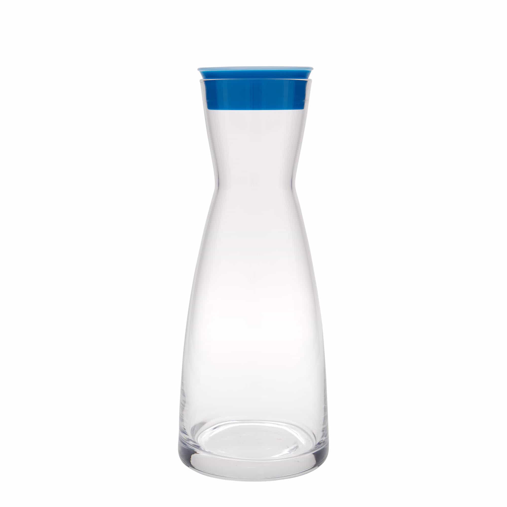 1,000 ml carafe 'Ypsilon', glass, blue