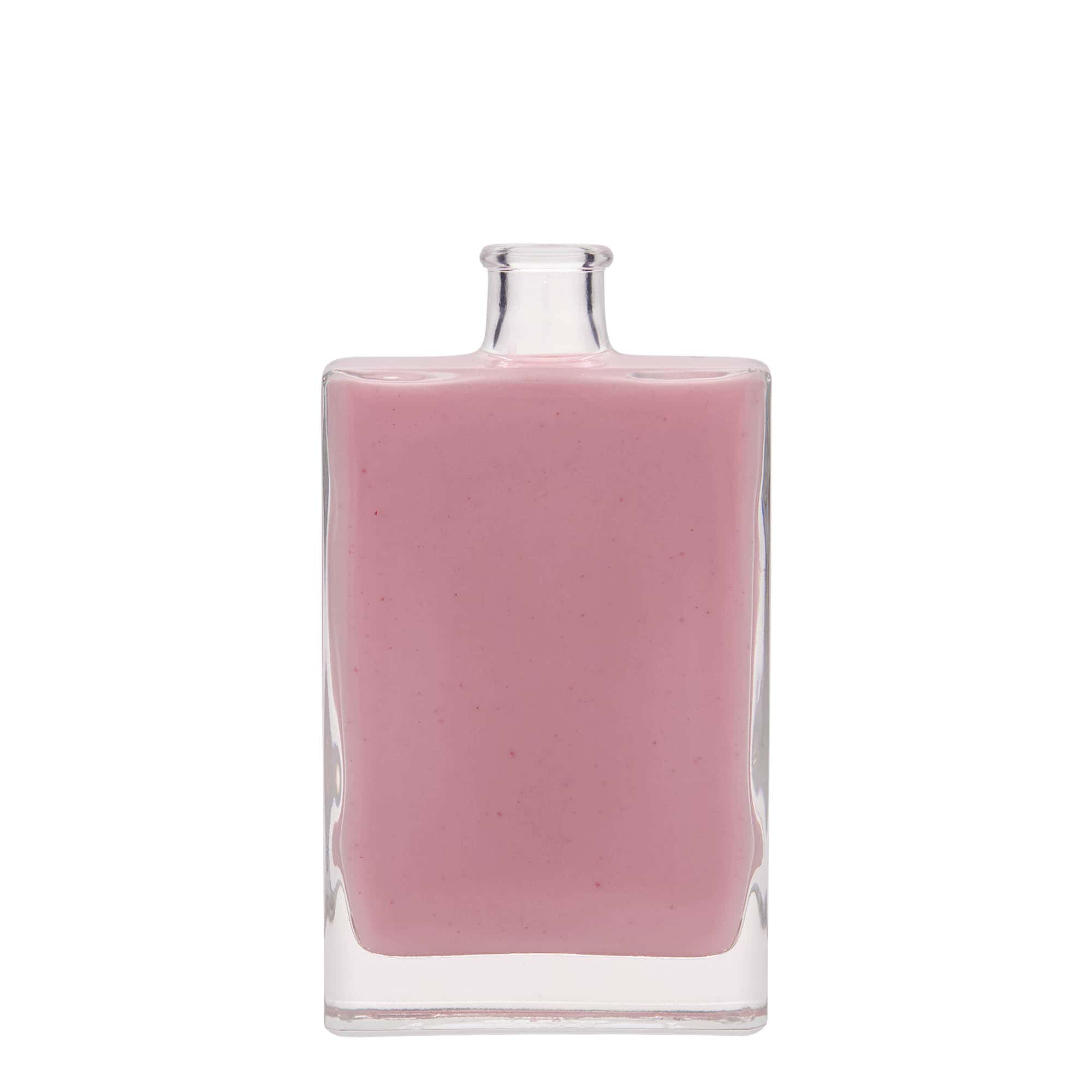 350 ml glass bottle 'Julia', rectangular, closure: cork