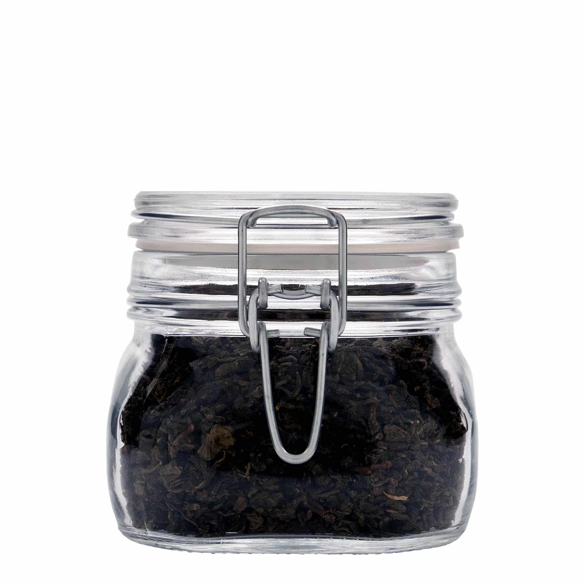 500 ml clip top jar 'Fido', square, closure: clip top