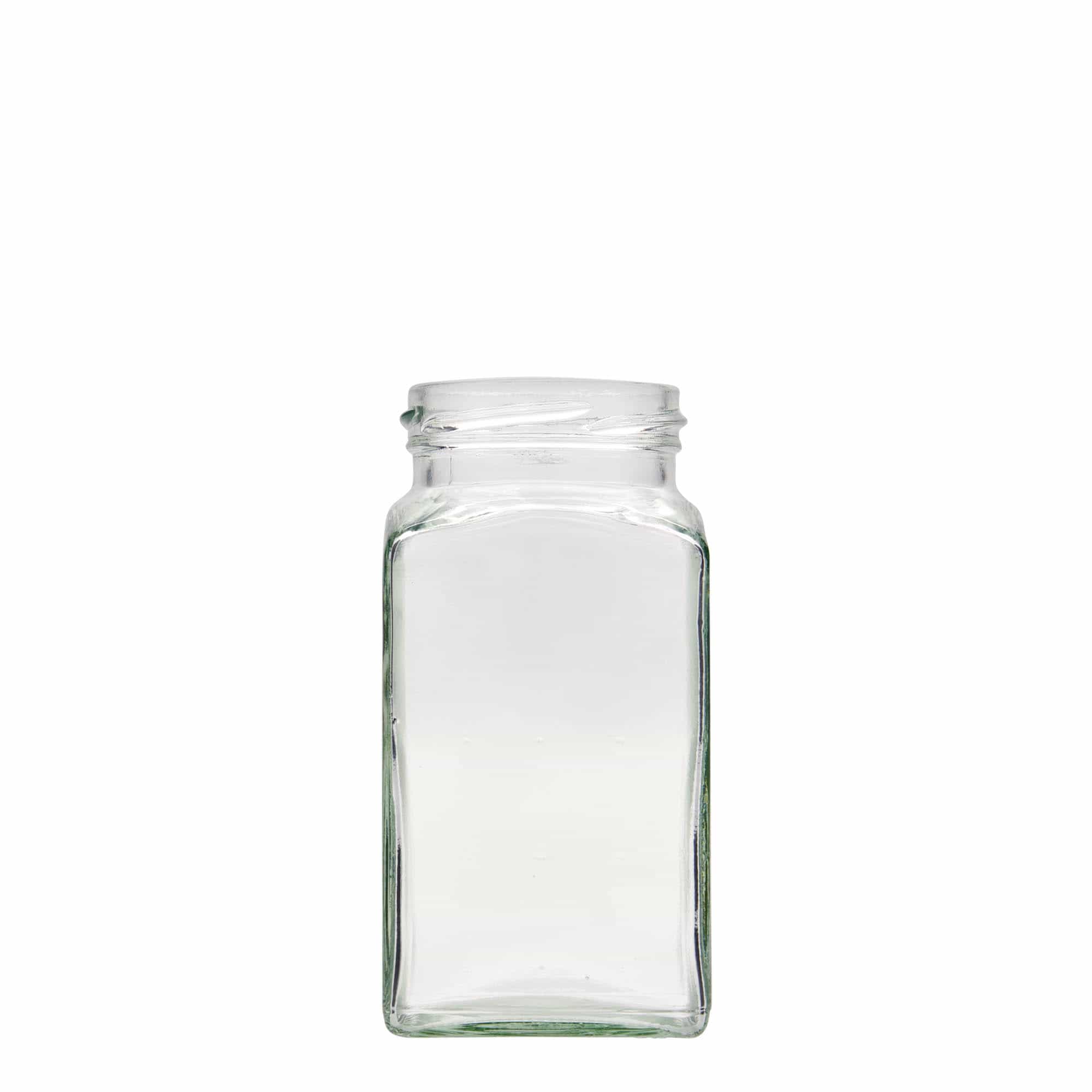 312 ml square jar, closure: twist off (TO 58)