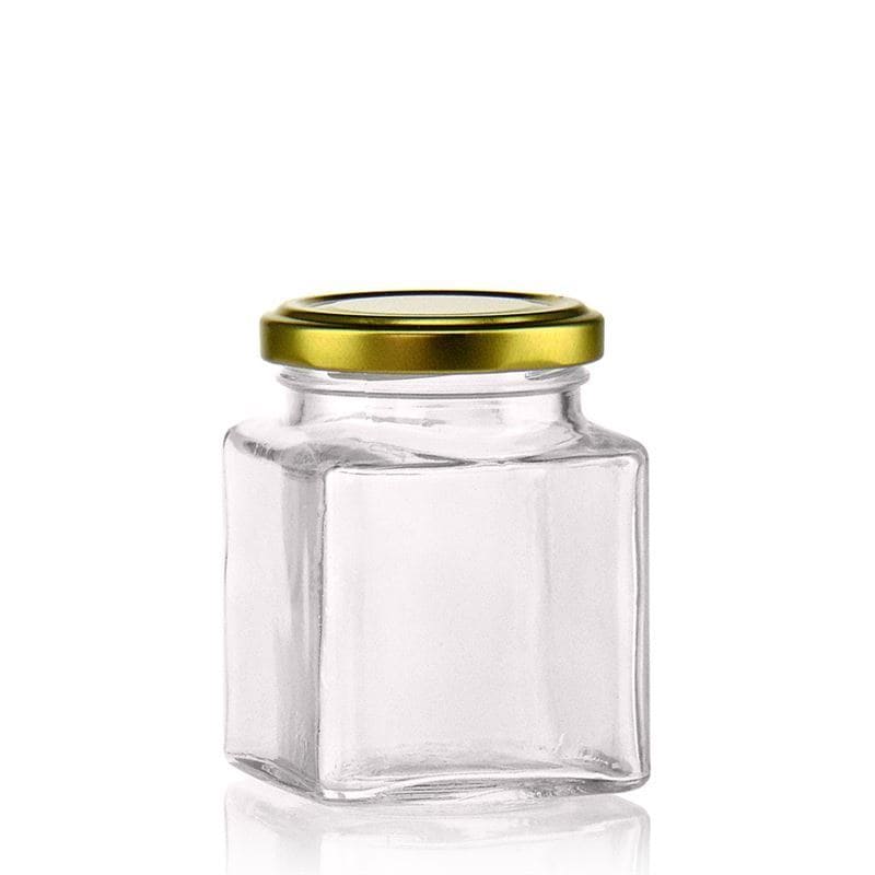 212 ml square jar 'Roma', closure: twist off (TO 58)