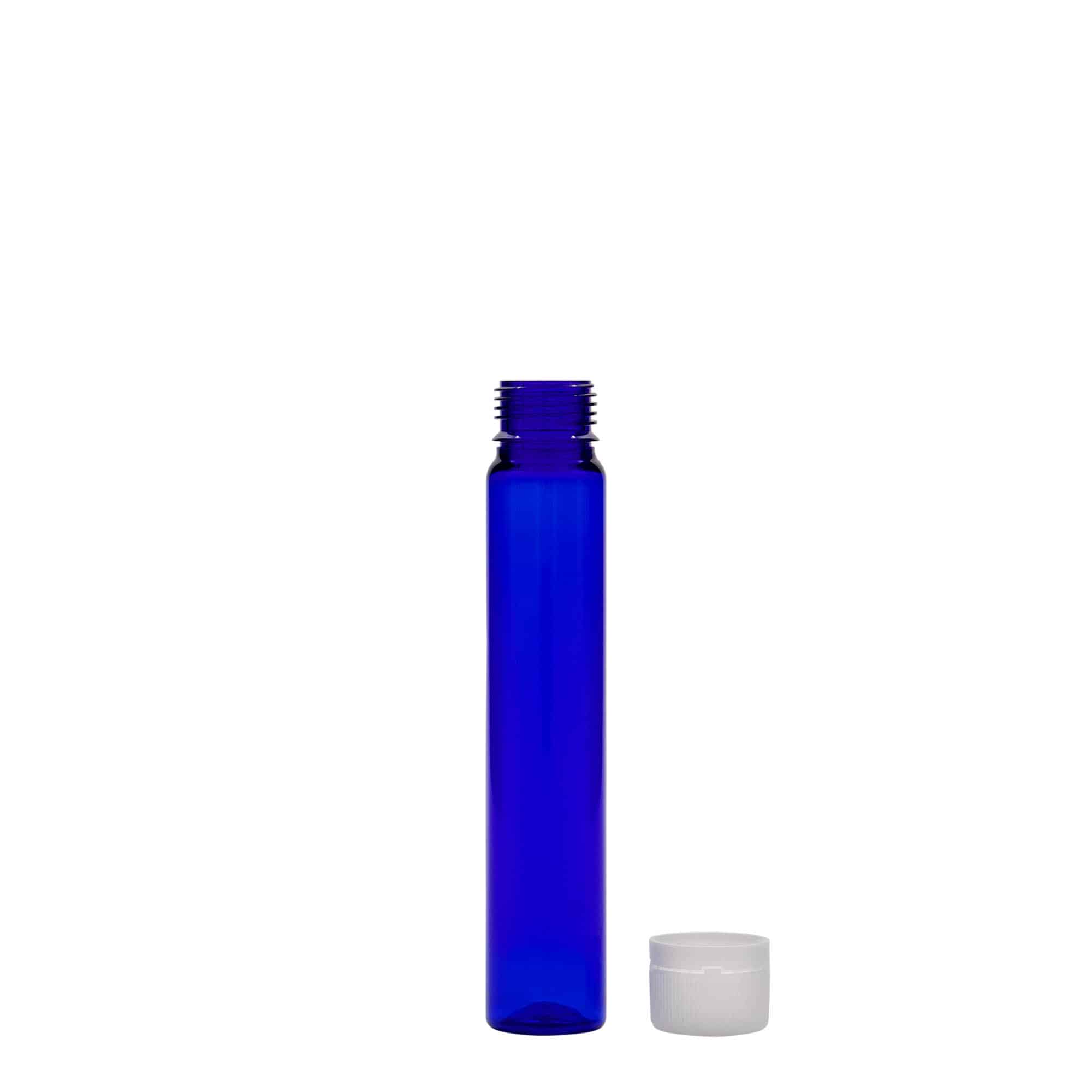 25 ml PET tube, plastic, royal blue, closure: screw cap