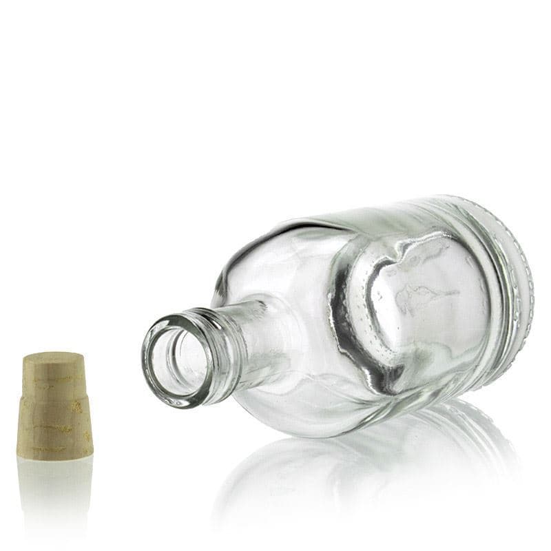 100 ml glass bottle 'Linea Uno', closure: cork