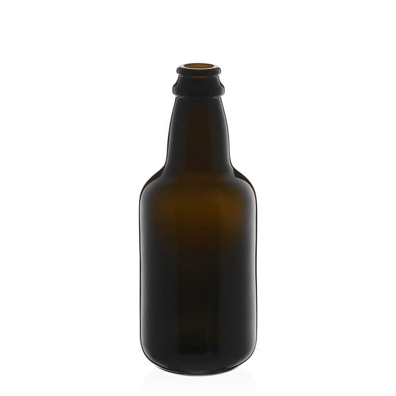 330 ml beer bottle 'Era', glass, antique green, closure: crown caps