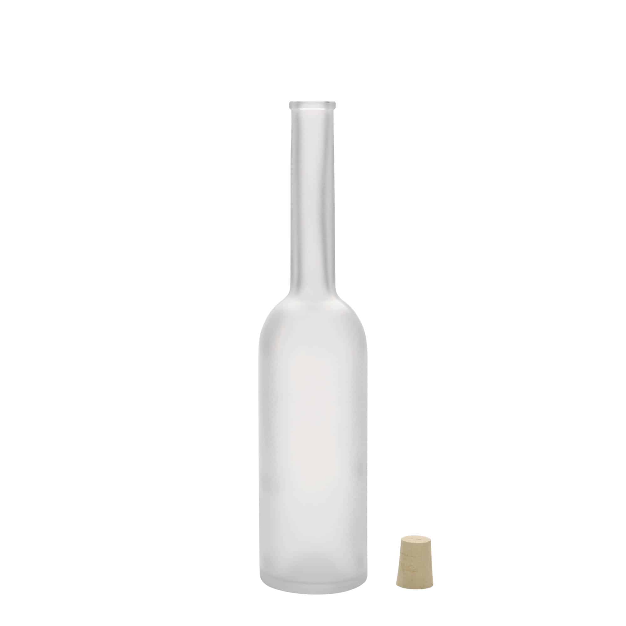 200 ml glass bottle 'Opera', frosted, closure: cork