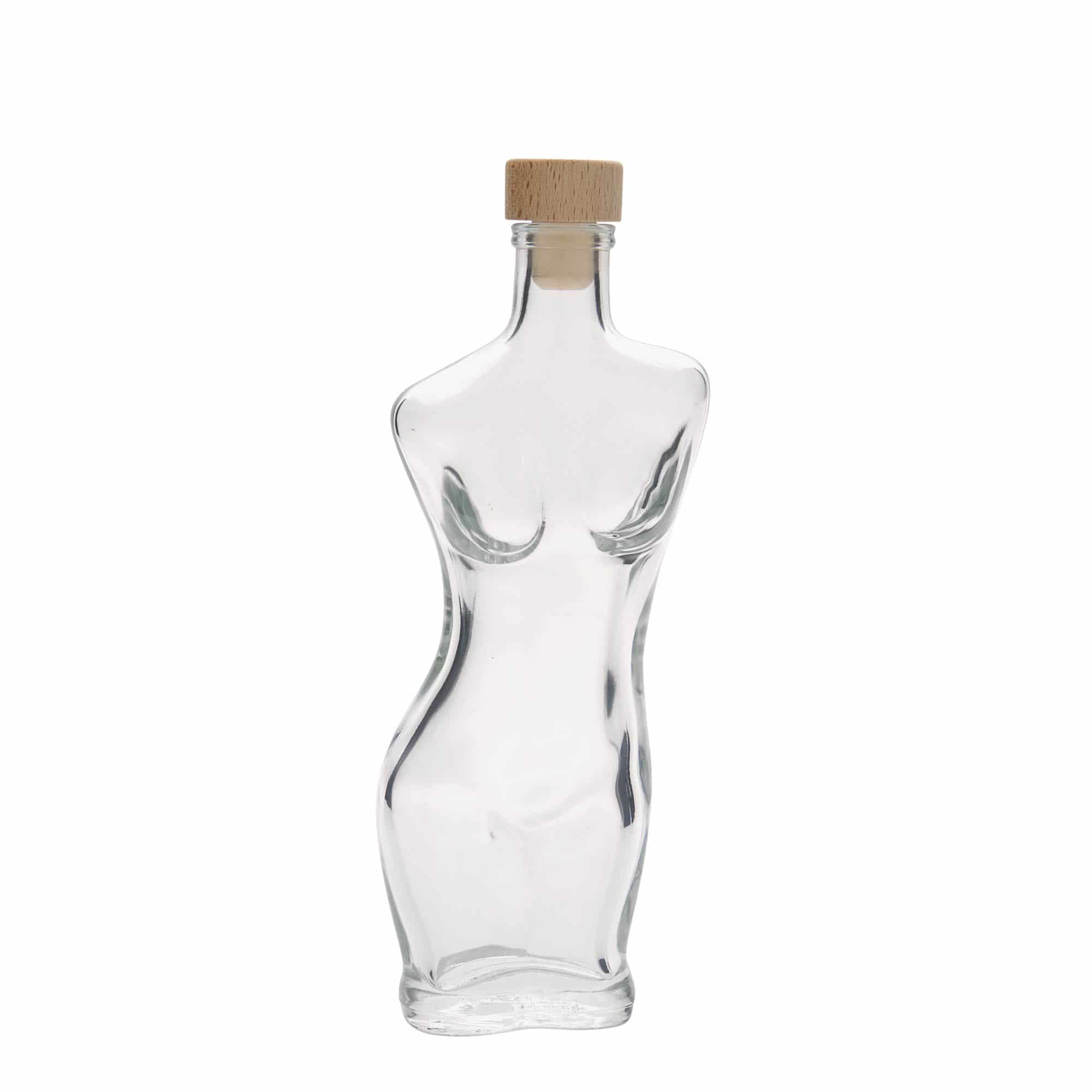 200 ml glass bottle 'Eva', closure: cork