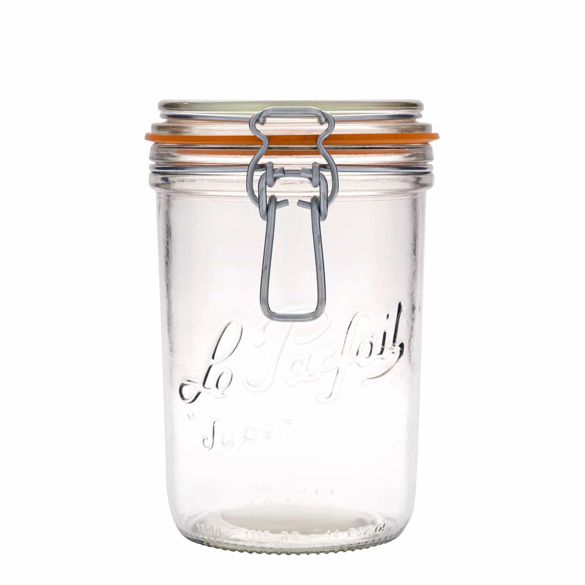 1,000 ml clip top jar 'Le Parfait Super Terrine', closure: clip top