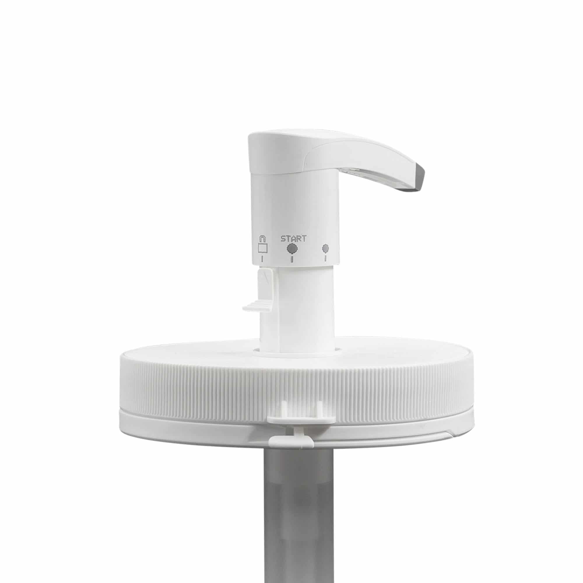 Dispenser pump for 1,240 ml 'Securibox', PE plastic, white, for opening: screw cap