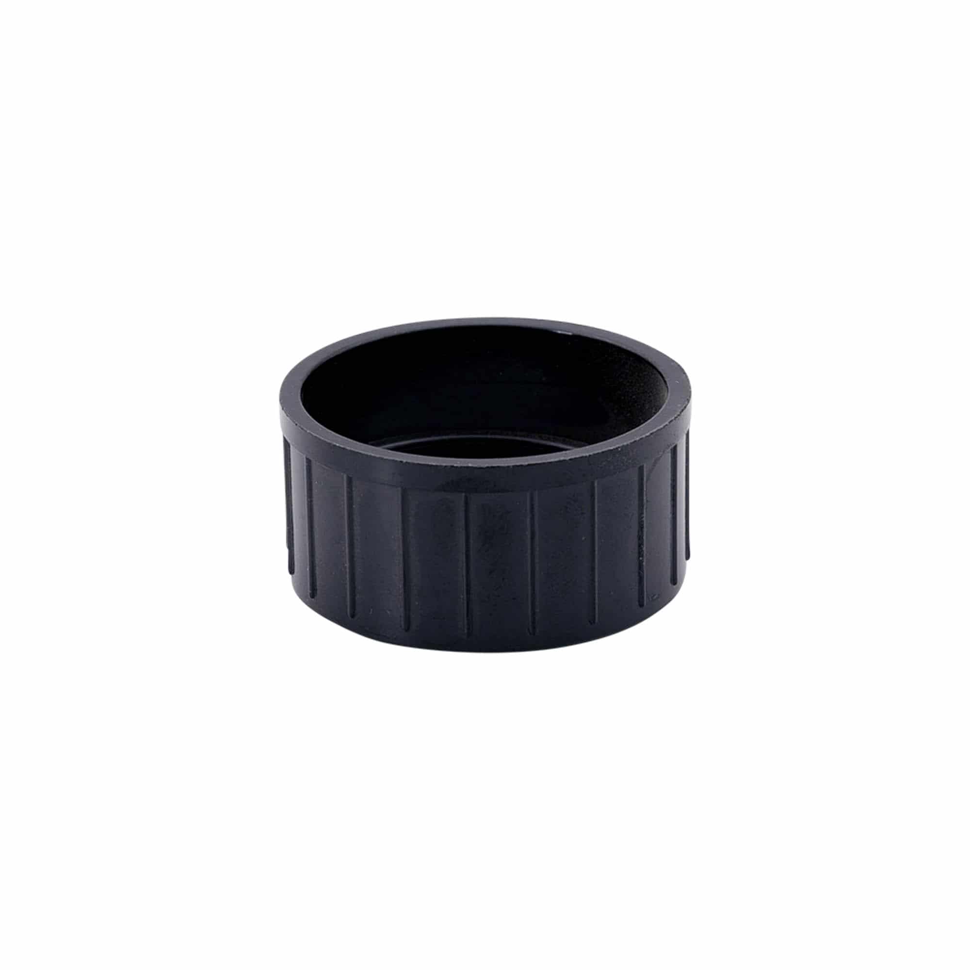 Screw cap for carboy, PP plastic, black, for opening: PP 35 (special)